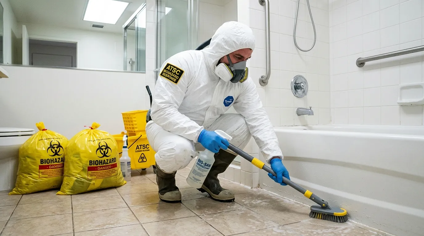 Decontamination equipment deployed for Blood Cleanup in Ridley Park